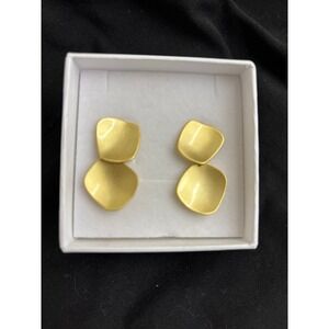 Earrings‎ gold-plated, abstract, geometric drop stud dangles earrings